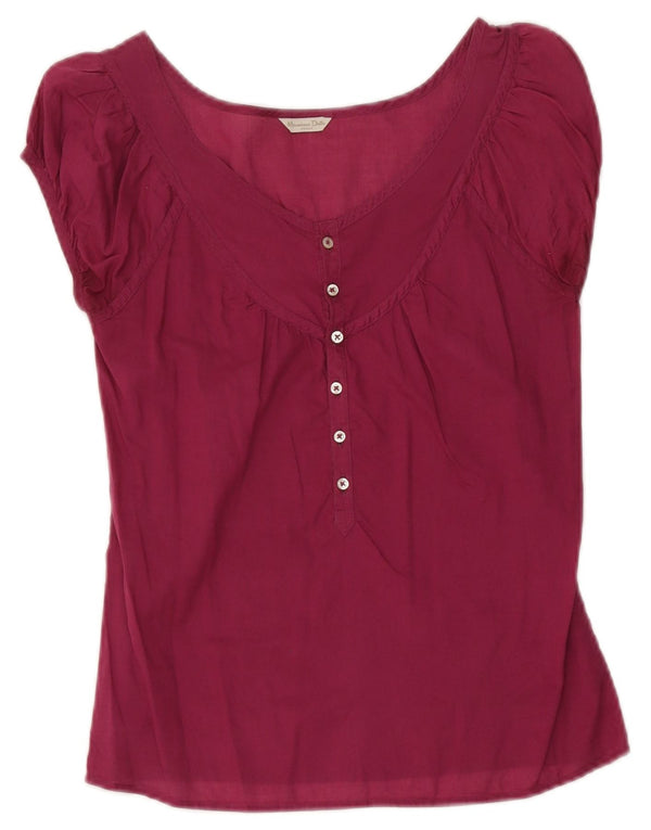 Massimo Dutti Dame bluse Top EU 36 XS Maroon