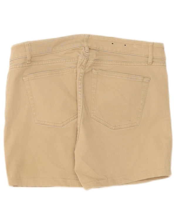 Chaps Dame Casual Shorts US 4 Small W30 Beige Bomuld