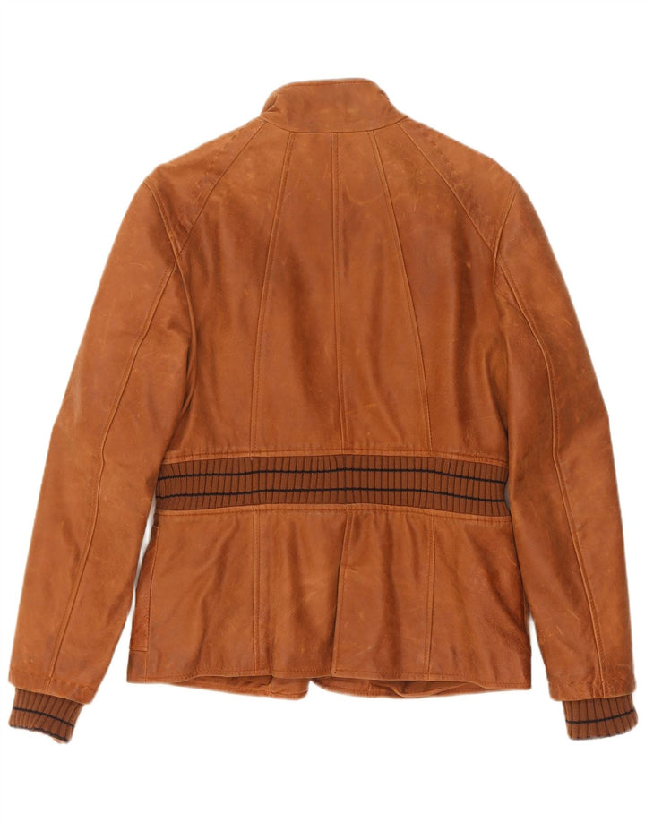 Compagnia Dame Læderjakke UK 14 Medium Brun