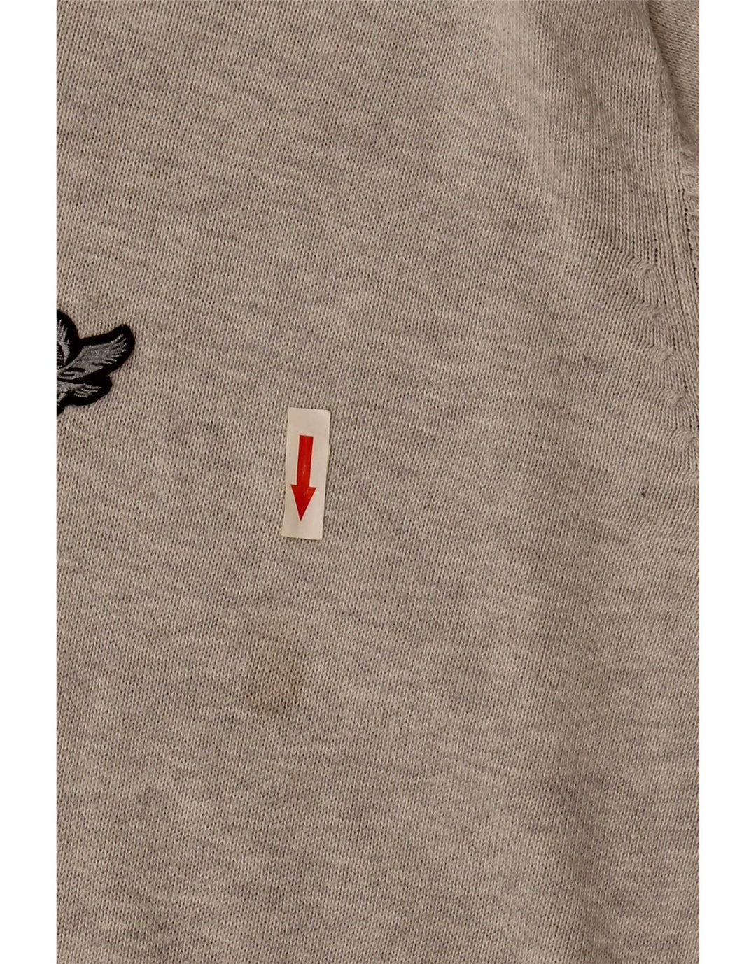 Lyle & Scott Heritage Heritage V-hals sweater Stor grå bomuld