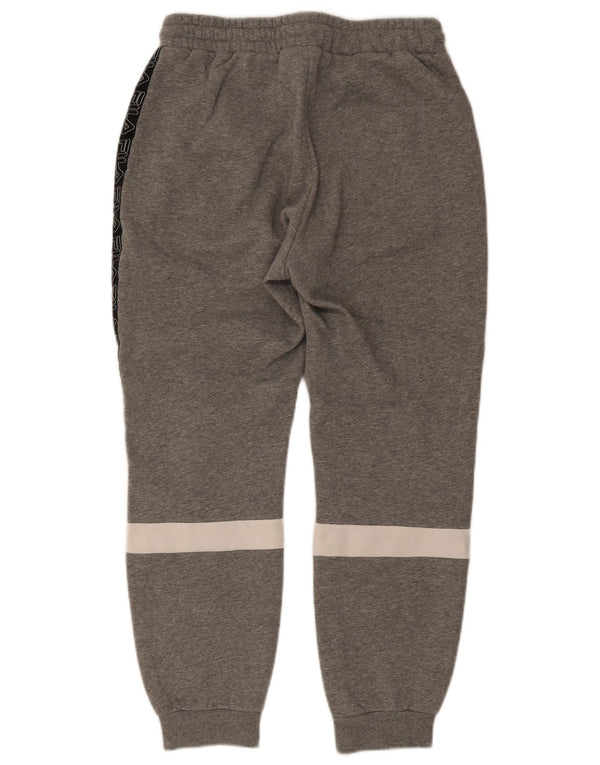 Fila Herre grafisk træningsdragt Bukser Joggers Små Grå Colourblock Bomuld
