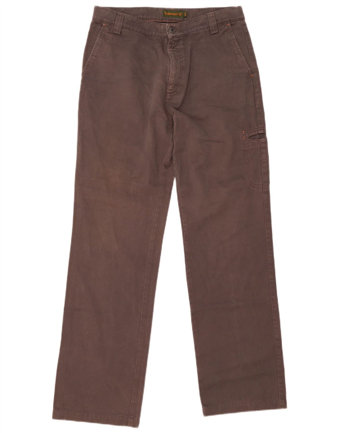 Timberland Straight Cargo bukser til mænd W34 L33 Grå bomuld