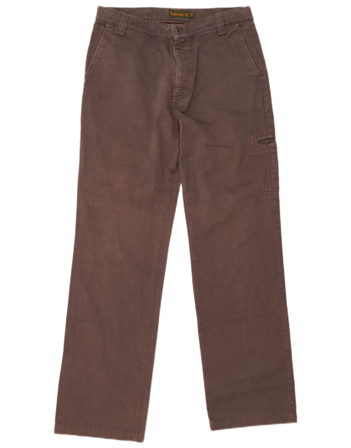 Timberland Straight Cargo bukser til mænd W34 L33 Grå bomuld