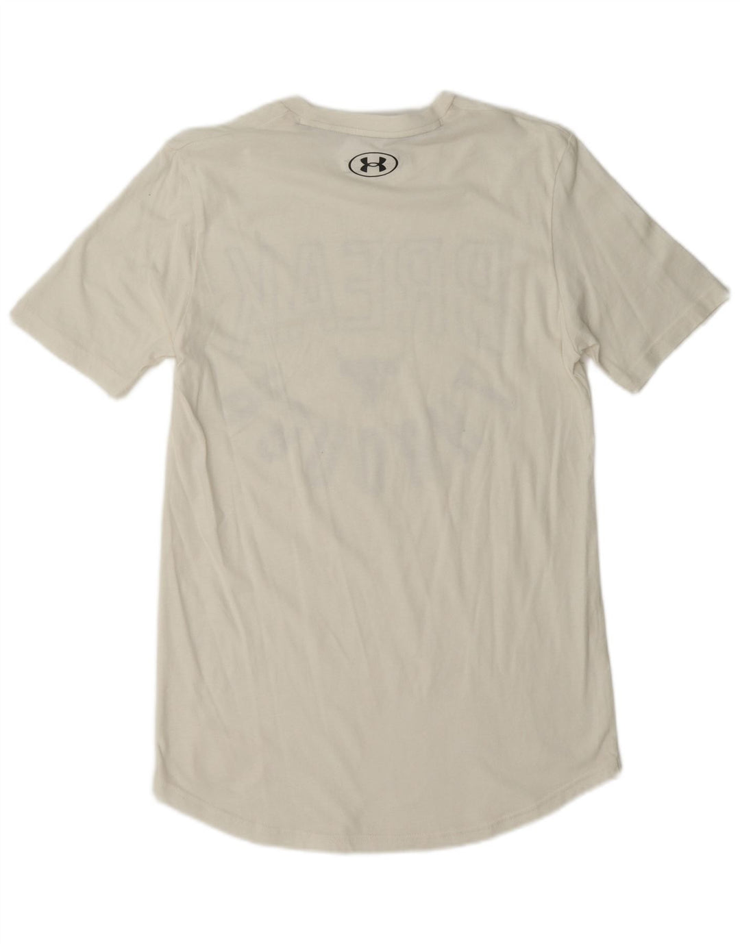 Under Armour Herre Heat Gear Grafisk T-Shirt Top Lille Hvid