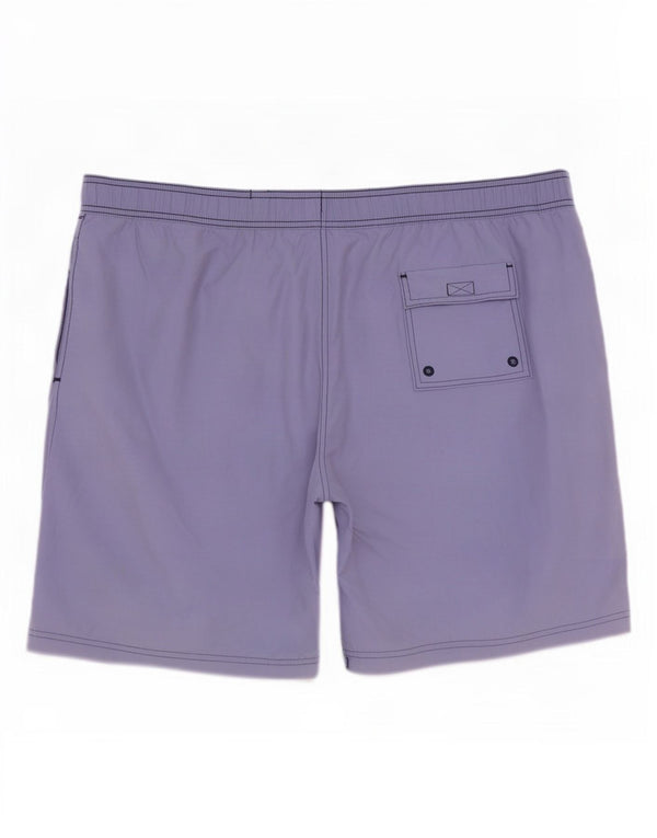 Marks & Spencer Badeshorts til mænd 2XL lilla stribet bomuld