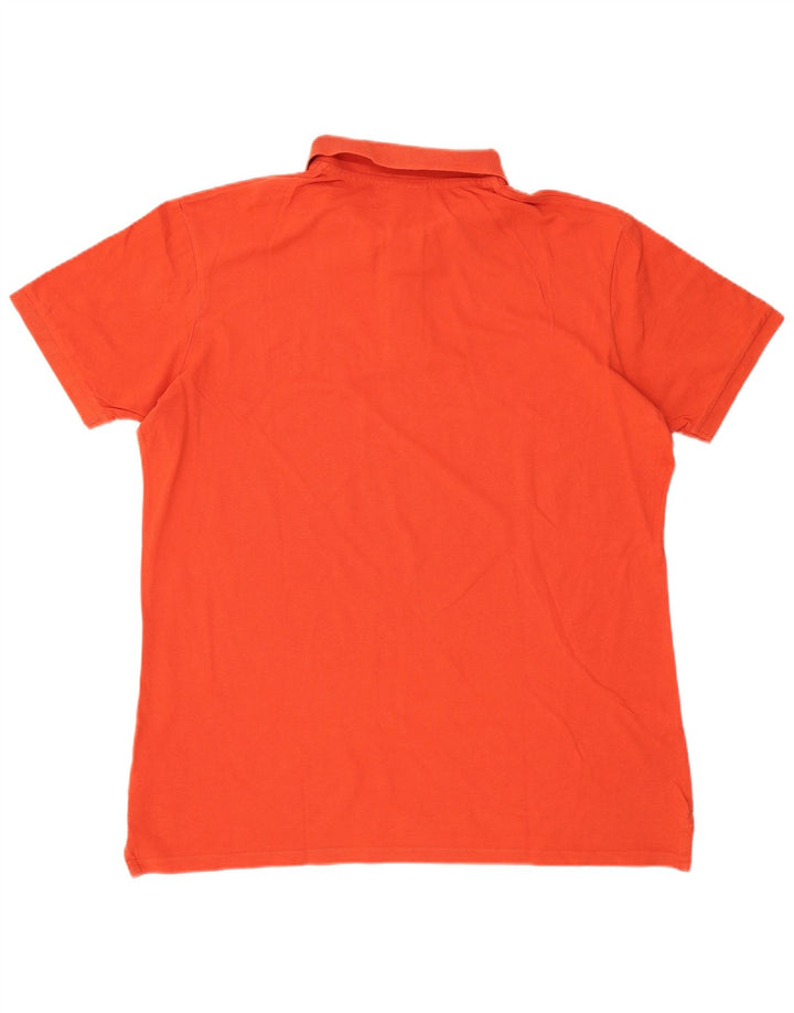 Diadora herre poloshirt 3XL orange bomuld