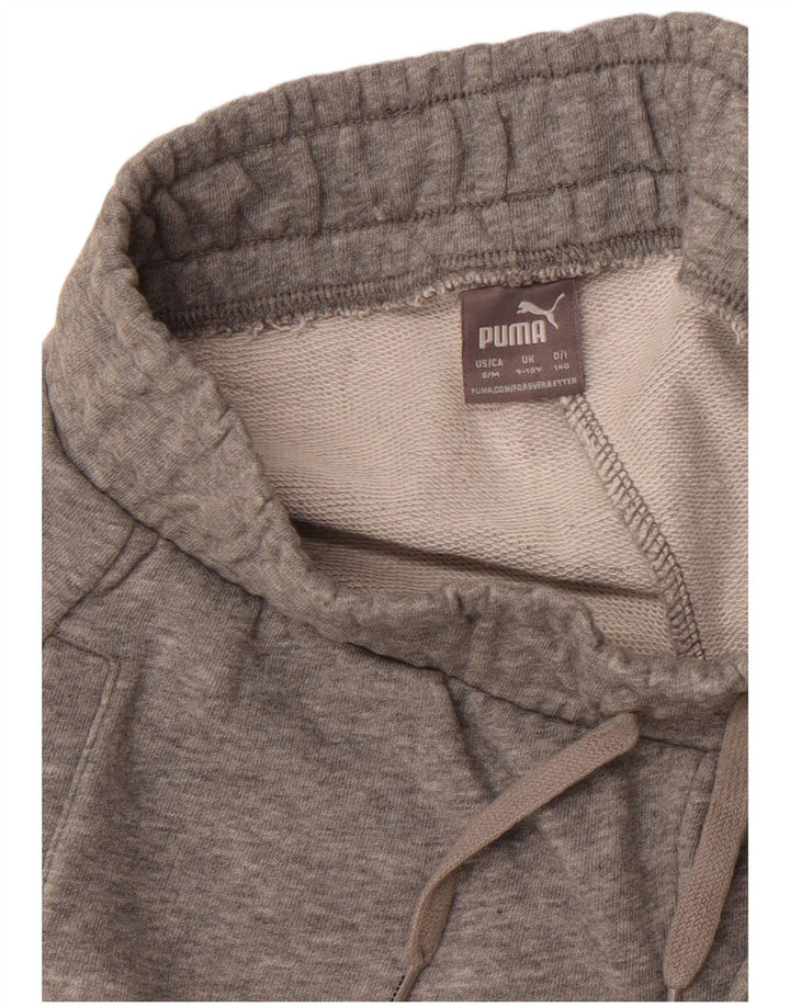 PUMA Piger Grafisk træningsdragt Bukser Joggers 9-10 år Grå