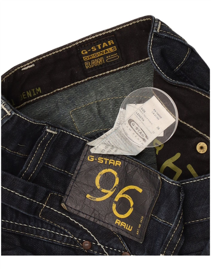 G-Star Dame Slim Jeans W26 L32 Marineblå Bomuld