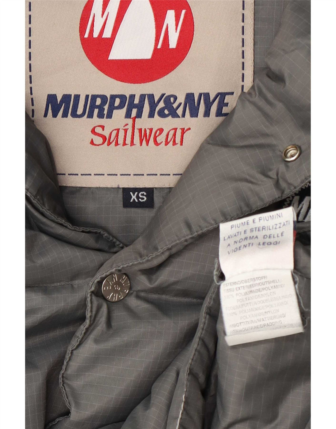 Murphy & Nye Herre polstret Gilet UK 34 XS Grå Polyamid