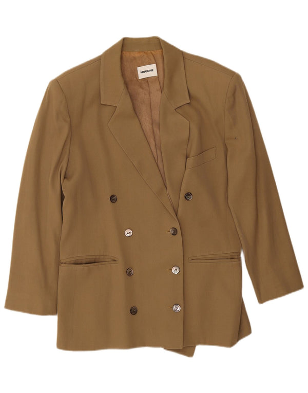 Mouche Dame Dobbeltradet Blazer Jacket UK 18 XL Khaki
