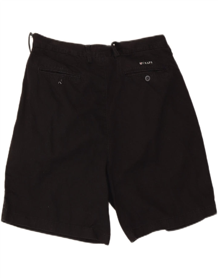 Chaps Herre Chino Shorts W34 Stor Sort Bomuld