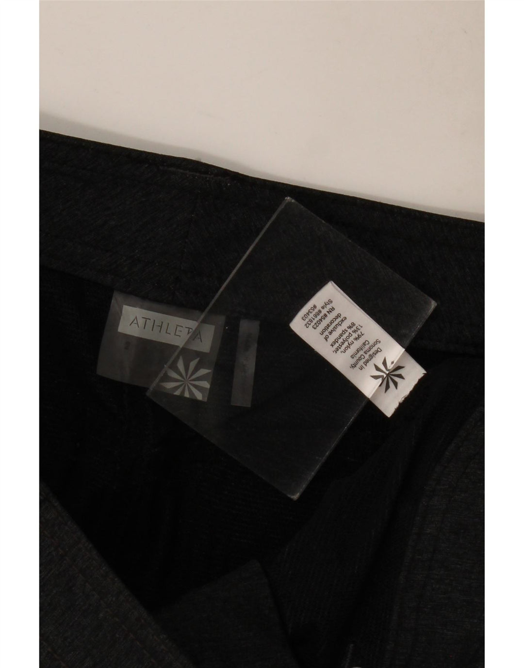 ATHLETA Dame Mini-nederdel US 2 XS W30 Grå Nylon