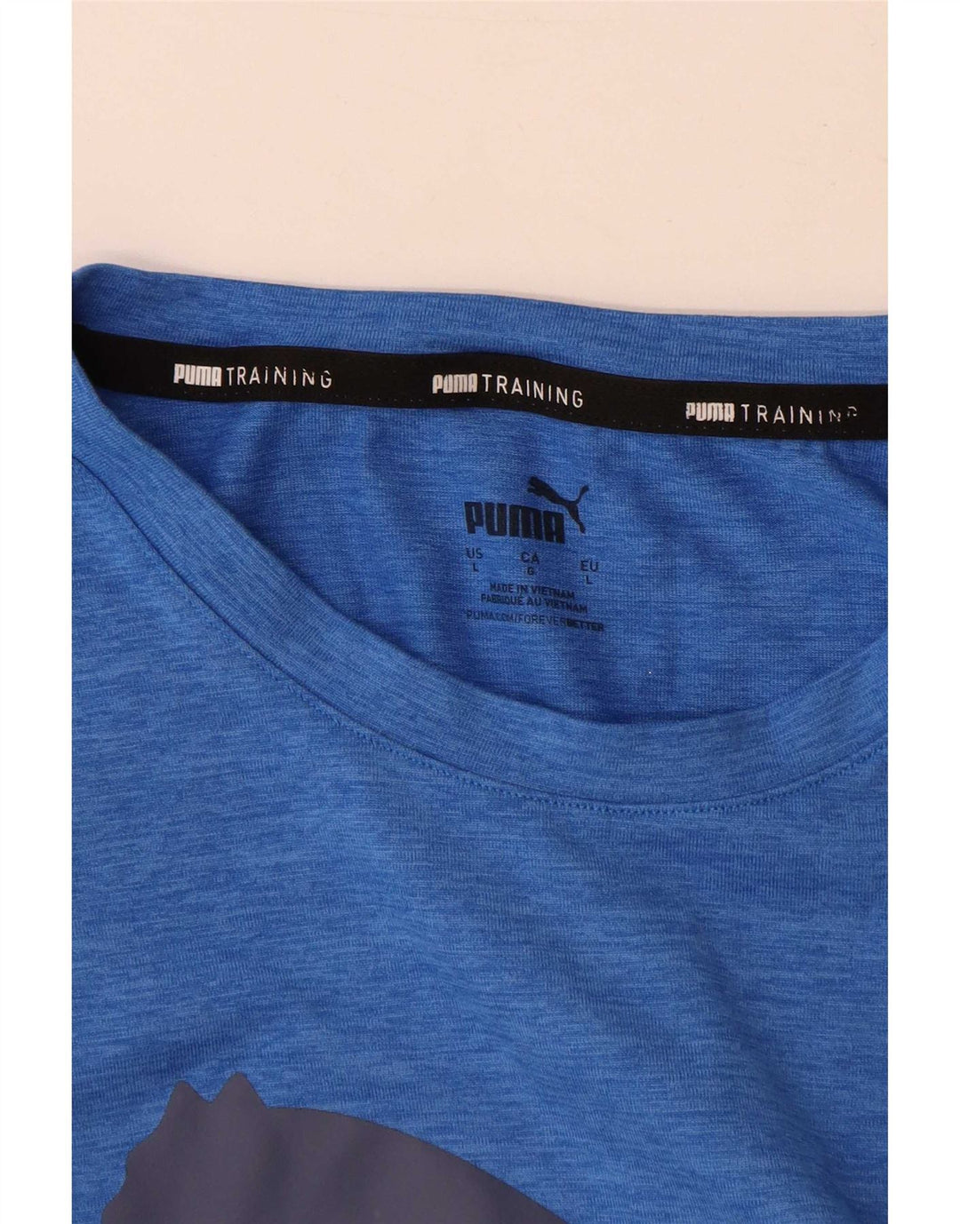 Puma Herre Grafisk T-Shirt Top Stor Blå