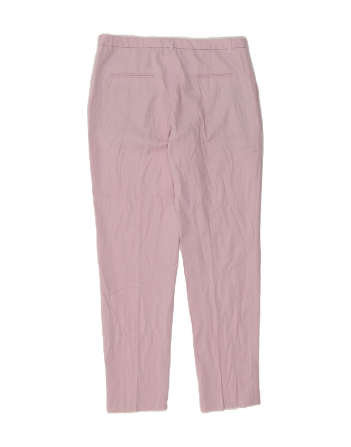 SCOTCH & SODA Womens Slim Chino Trousers Small W30 L28 Pink Polyester Vintage Scotch & Soda and Second-Hand Scotch & Soda from Messina Hembry 