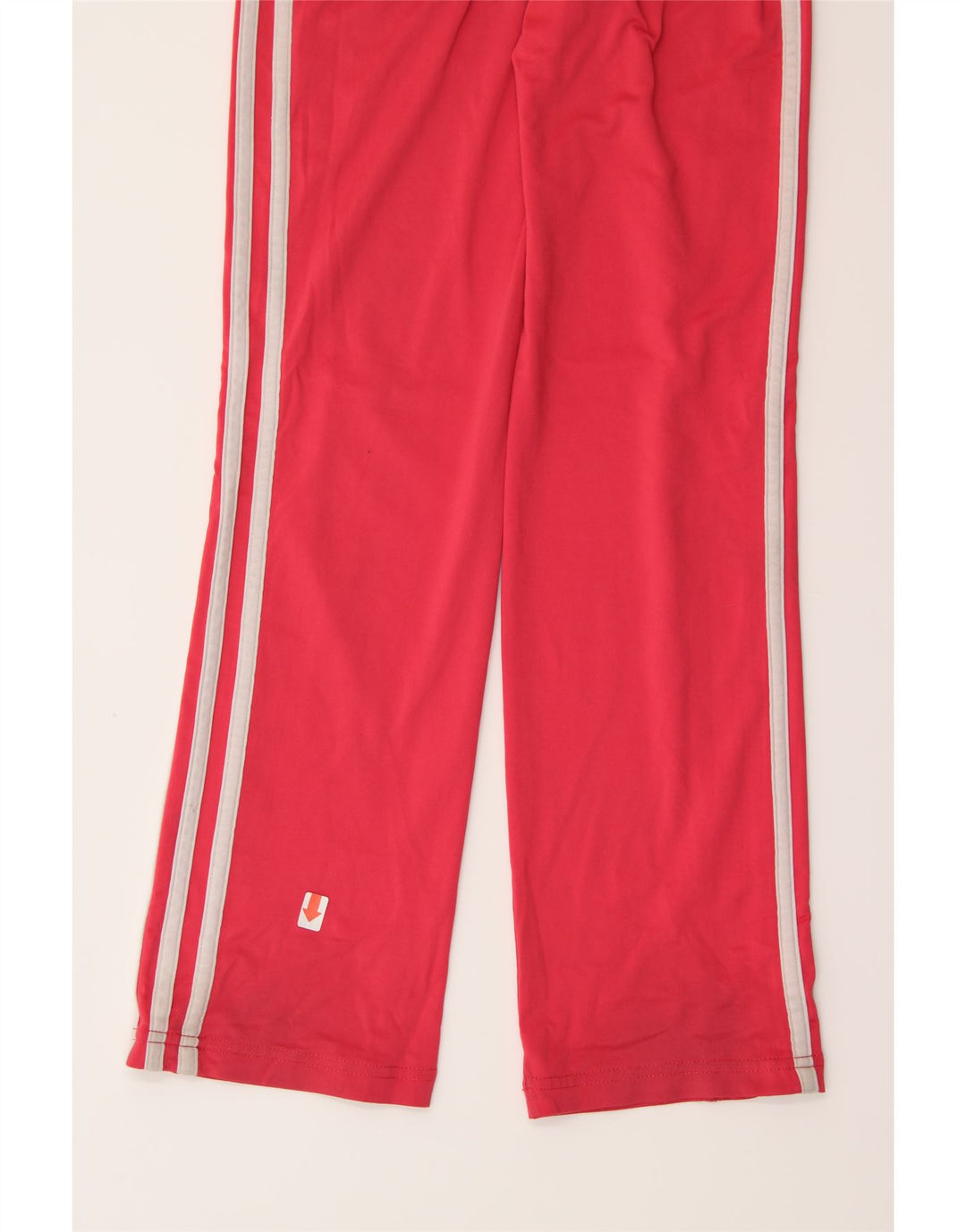 ADIDAS Girls Climalite Tracksuit Trousers 7-8 Years Small  Pink Polyester Vintage Adidas and Second-Hand Adidas from Messina Hembry 