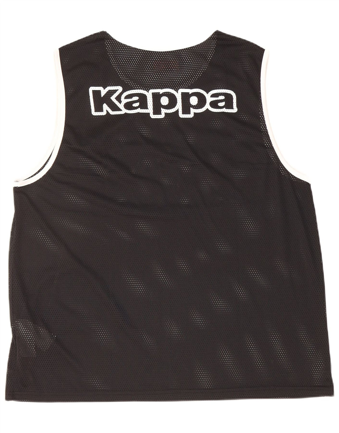 KAPPA Mens Graphic Vest Top XL Black Polyester