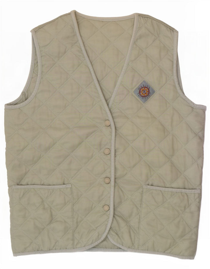 Marina Yachting Dame Quiltet Gilet IT 44 Medium Grøn Nylon