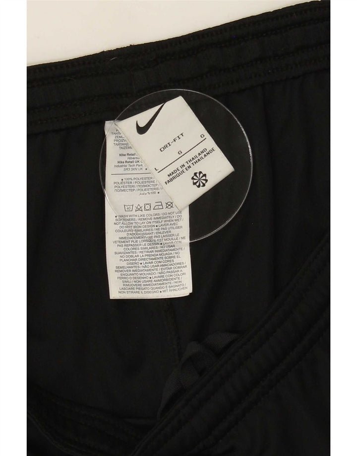 Nike Herre Dri Fit Sportshorts Store sorte Colourblock Polyester