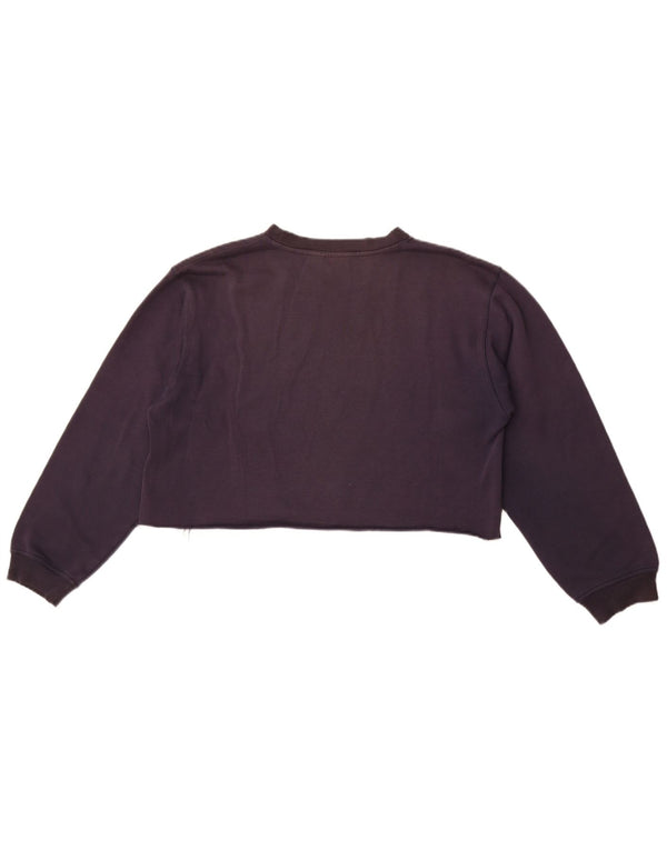 Puma Girls Oversized Crop Graphic Sweatshirt Jumper 13-14 år Marineblå
