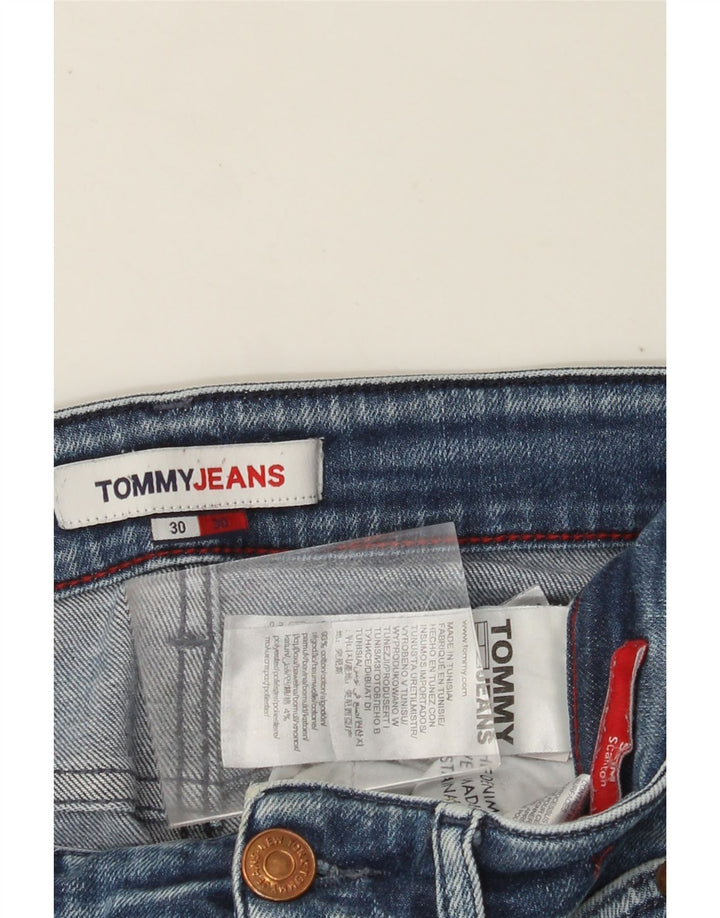 TOMMY HILFIGER Herre Scanton Slim Jeans W30 L30 Blå Bomuld