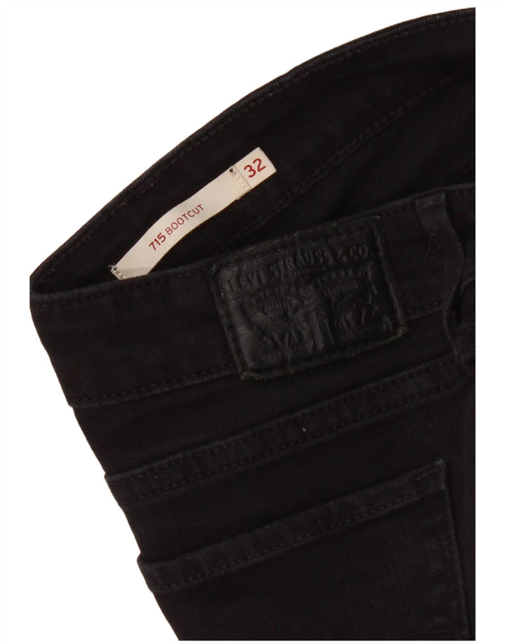 Levi's Dame 715 Bootcut Jeans W32 L33 Sort