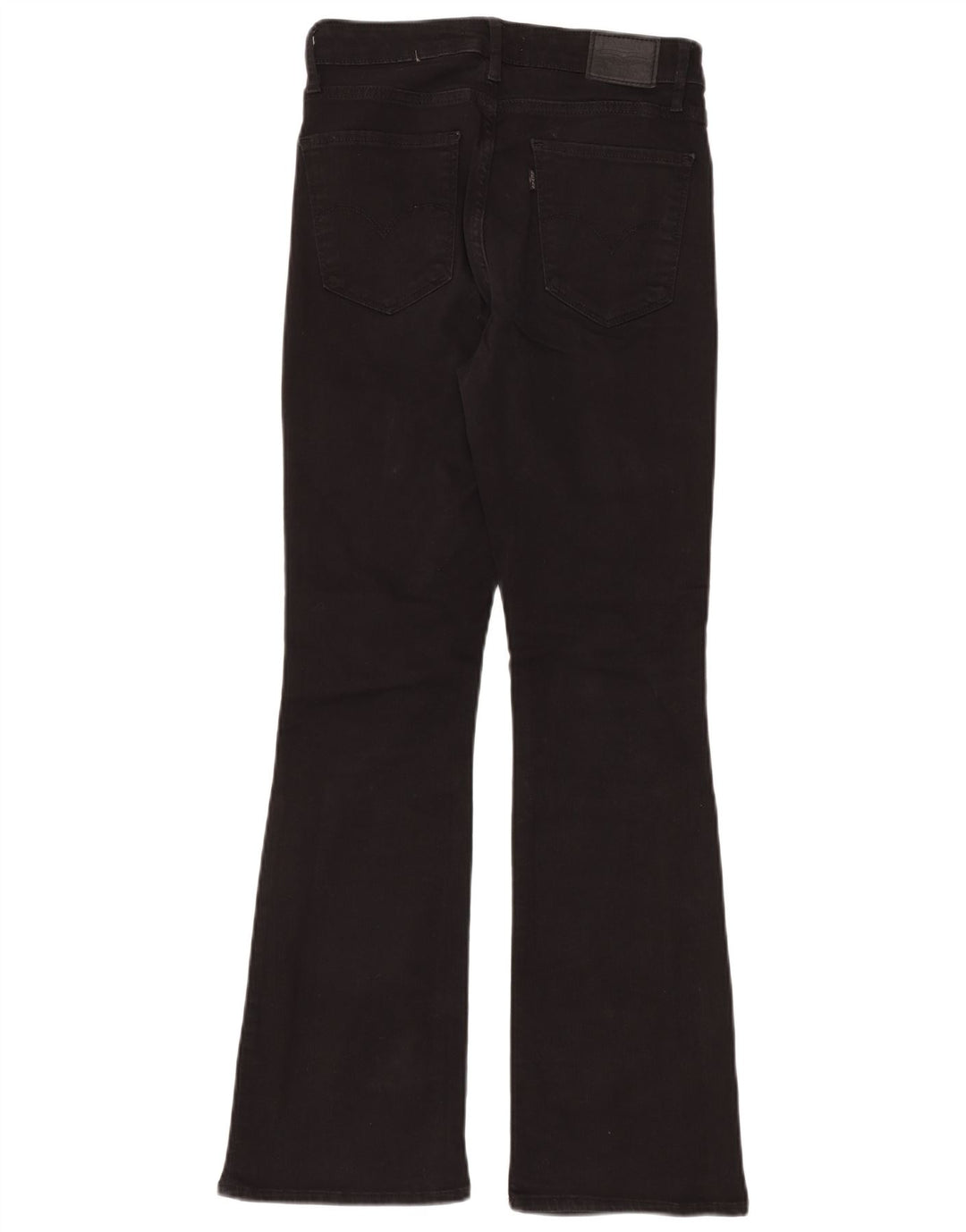 LEVI'S Womens High Rise Bootcut Jeans W29 L30 Sort Bomuld