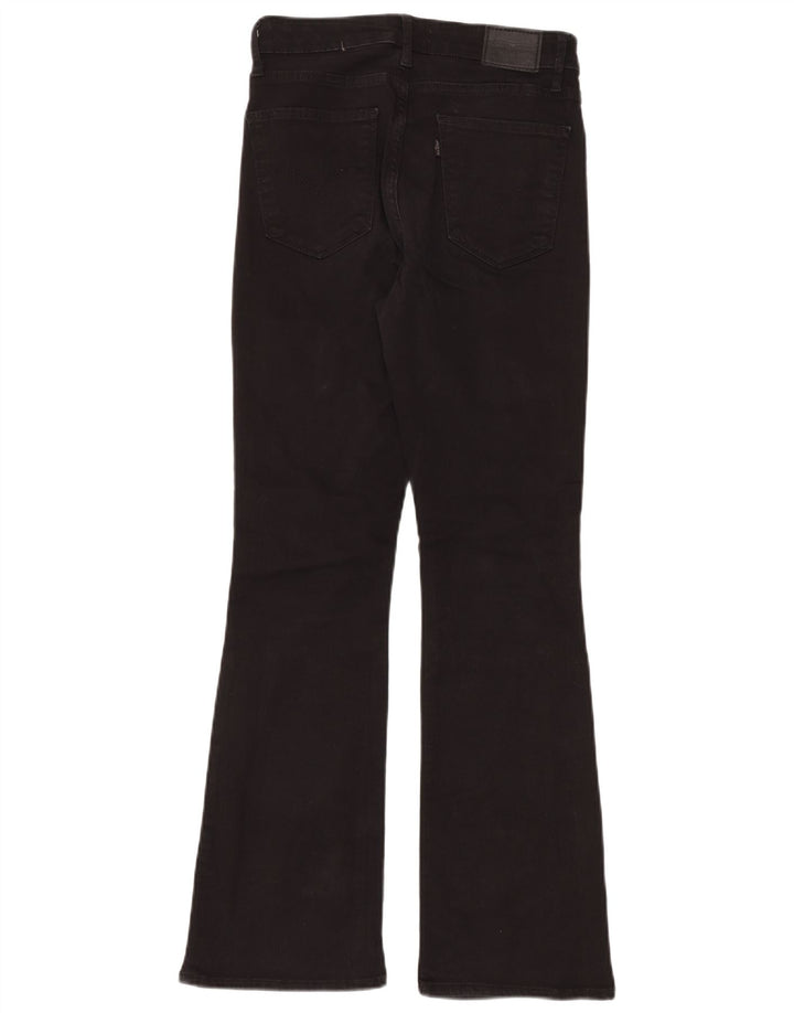 LEVI'S Womens High Rise Bootcut Jeans W29 L30 Sort Bomuld