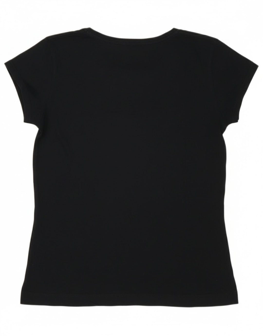 Lee Dame Grafisk T-Shirt Top UK 12 Medium Navy Blue Bomuld