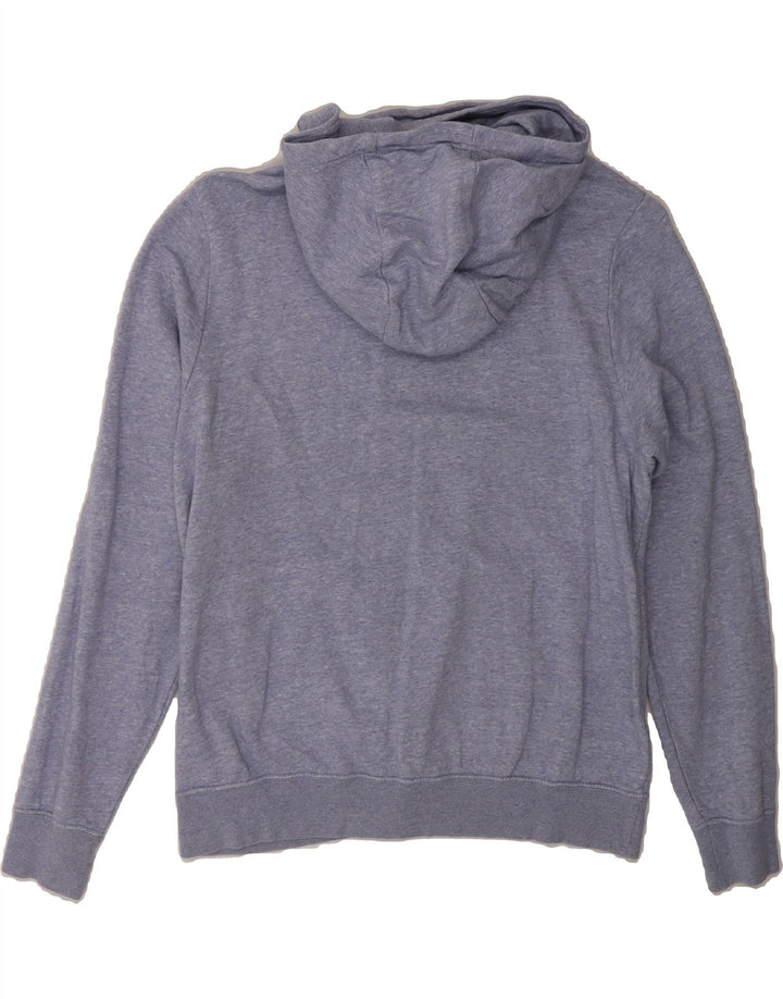 NIKE Womens Hoodie Jumper UK 14 Medium Blue Flecked Cotton Vintage Nike and Second-Hand Nike from Messina Hembry 