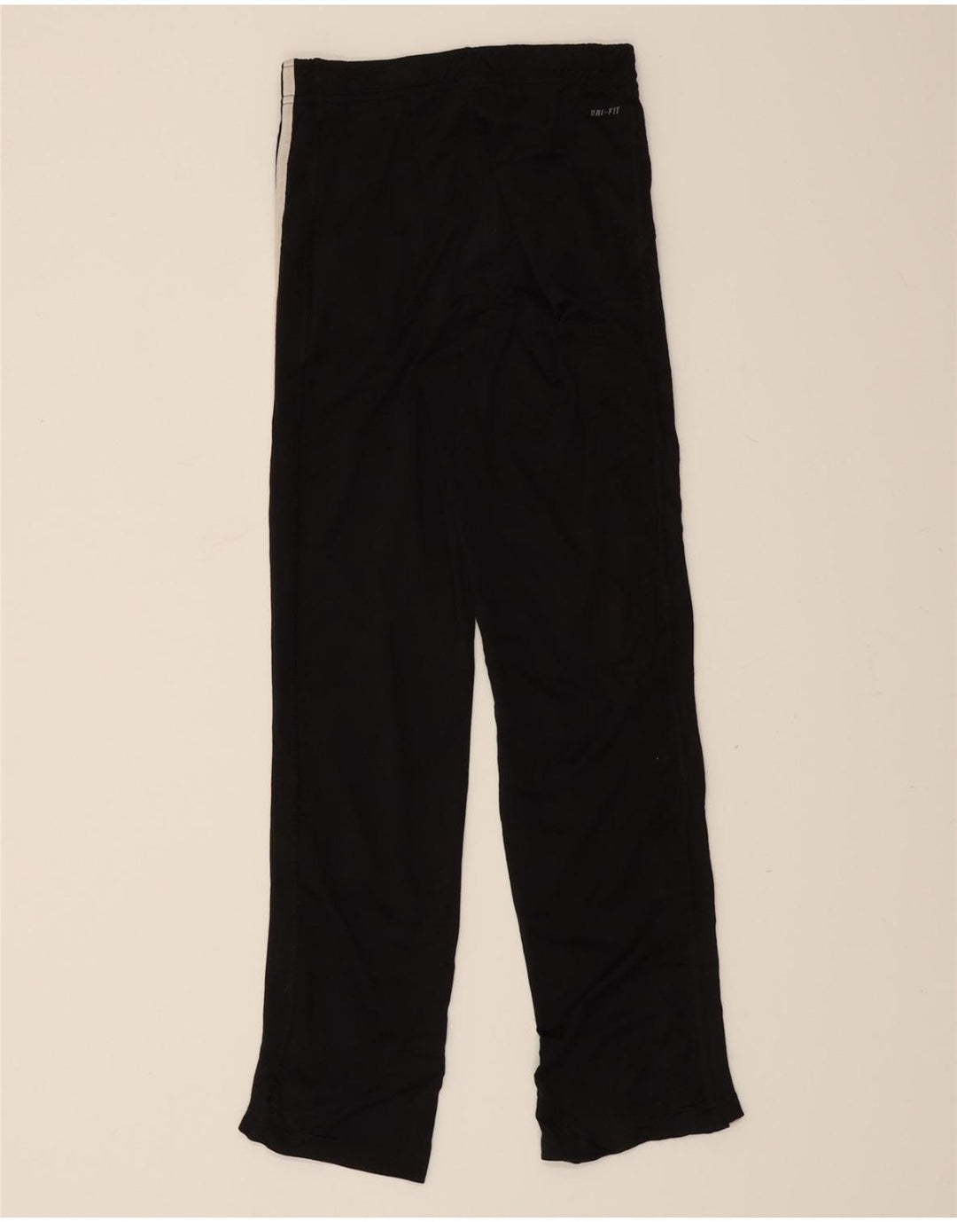 NIKE Boys Dri Fit Tracksuit Trousers 12-13 Years Large Black Polyester Vintage Nike and Second-Hand Nike from Messina Hembry 