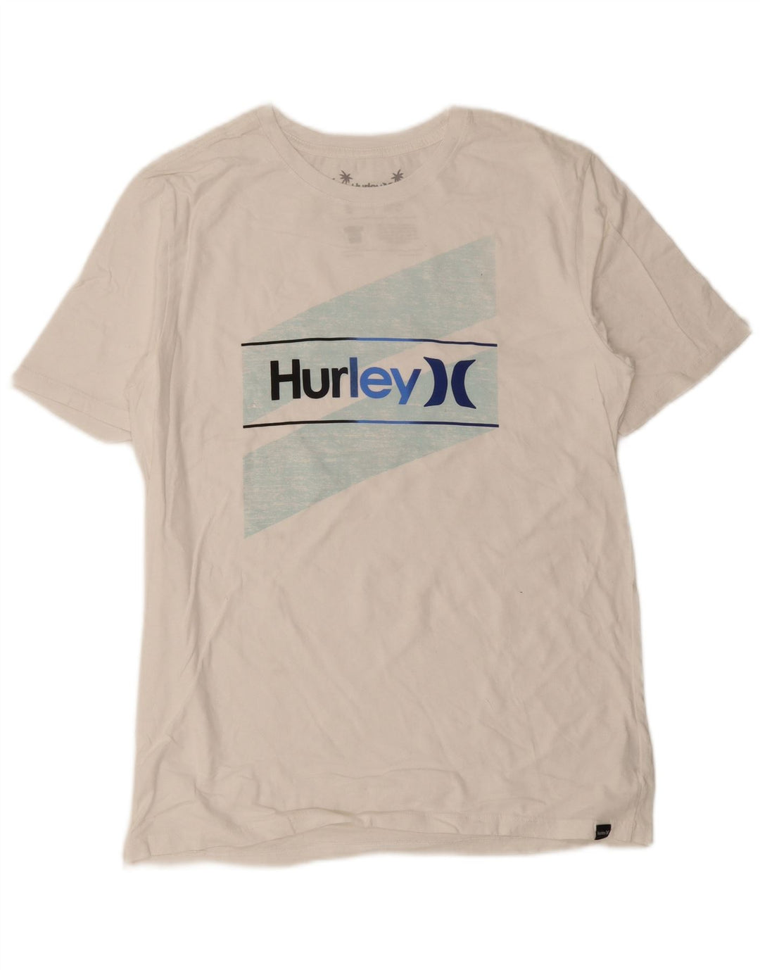 Hurley Herre grafisk T-shirt top lille hvid bomuld