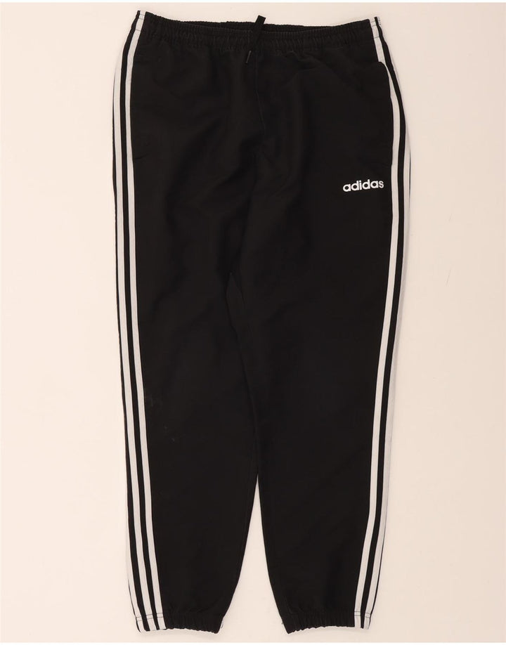 ADIDAS Mens Tracksuit Trousers Joggers Medium  Black Vintage Adidas and Second-Hand Adidas from Messina Hembry 