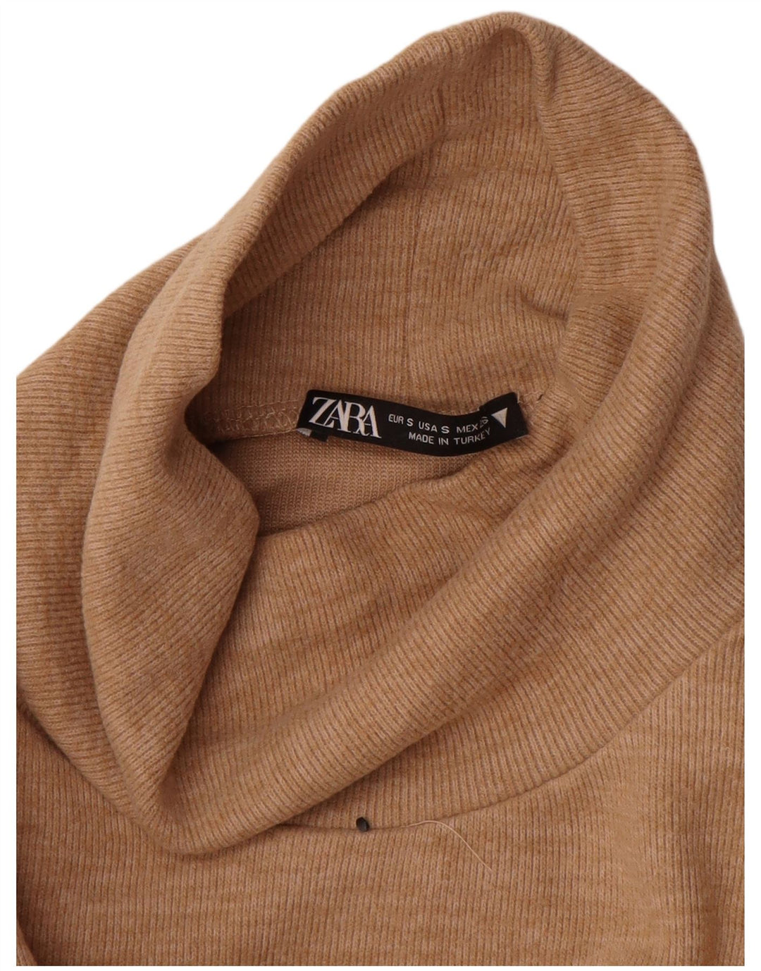 Zara Damevest Top UK 8 Small Beige Bomuld