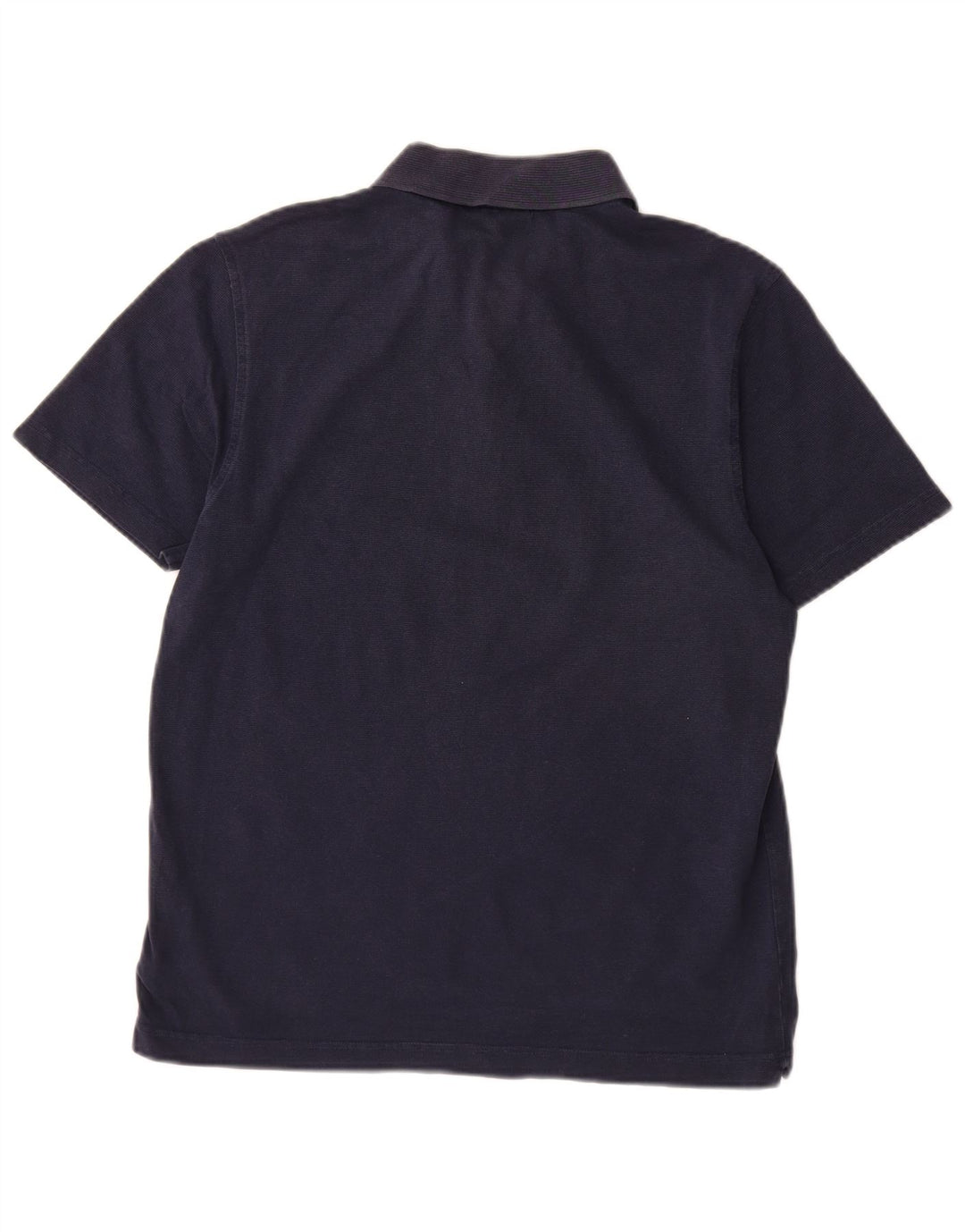 LACOSTE Poloskjorte til mænd størrelse 4 Medium Navyblå nålestribet bomuld