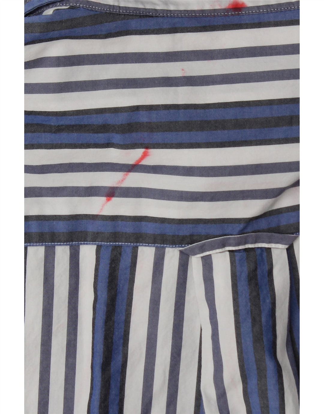 Gant Herre Relaxed Fit Skjorte Størrelse 39/40 Mellem blå stribet bomuld