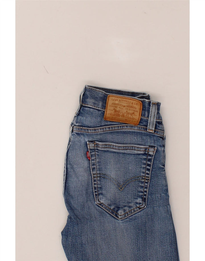 LEVI'S Womens 519 Skinny Jeans W28 L32 Blue Cotton Vintage Levi's and Second-Hand Levi's from Messina Hembry 