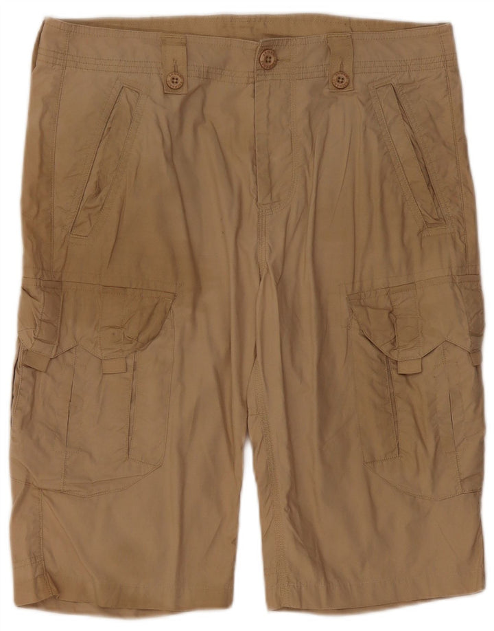 ARMANI EXCHANGE Herre Cargo Shorts W32 Medium Beige Bomuld