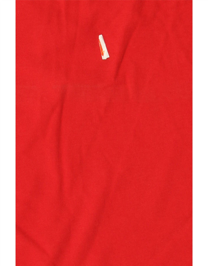ADIDAS Mens Graphic T-Shirt Top Small Red Cotton