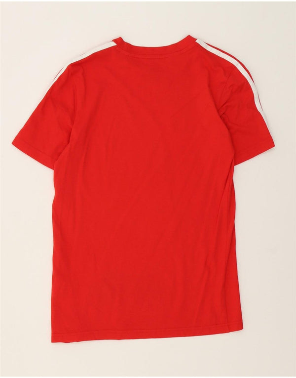 Adidas drenge T-shirt top 11-12 år rød bomuld