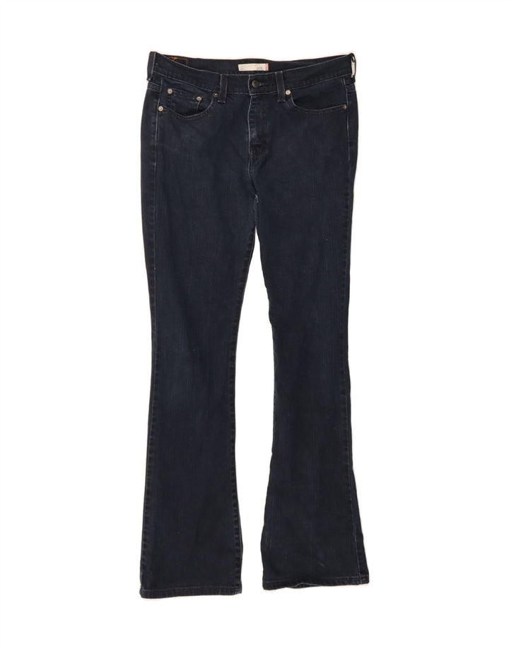 LEVI'S Womens 515 Bootcut Jeans US 8 Medium W33 L32 Navy Blue Cotton Vintage Levi's and Second-Hand Levi's from Messina Hembry 