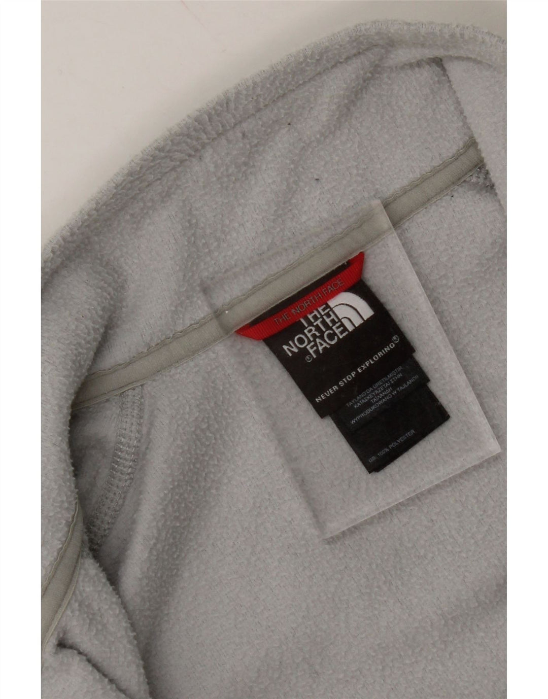 THE NORTH FACE Mens Tracksuit Top Jacket Medium Grey Polyester