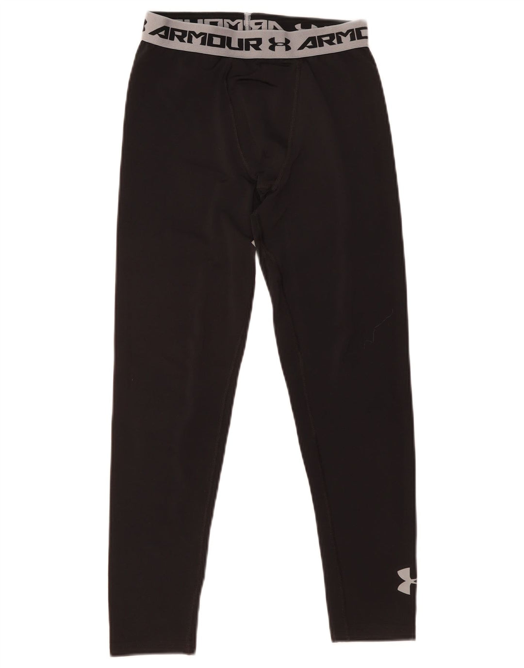 Under Armour Boys Fitted Grafiske Leggings 11-12 år Large Sort