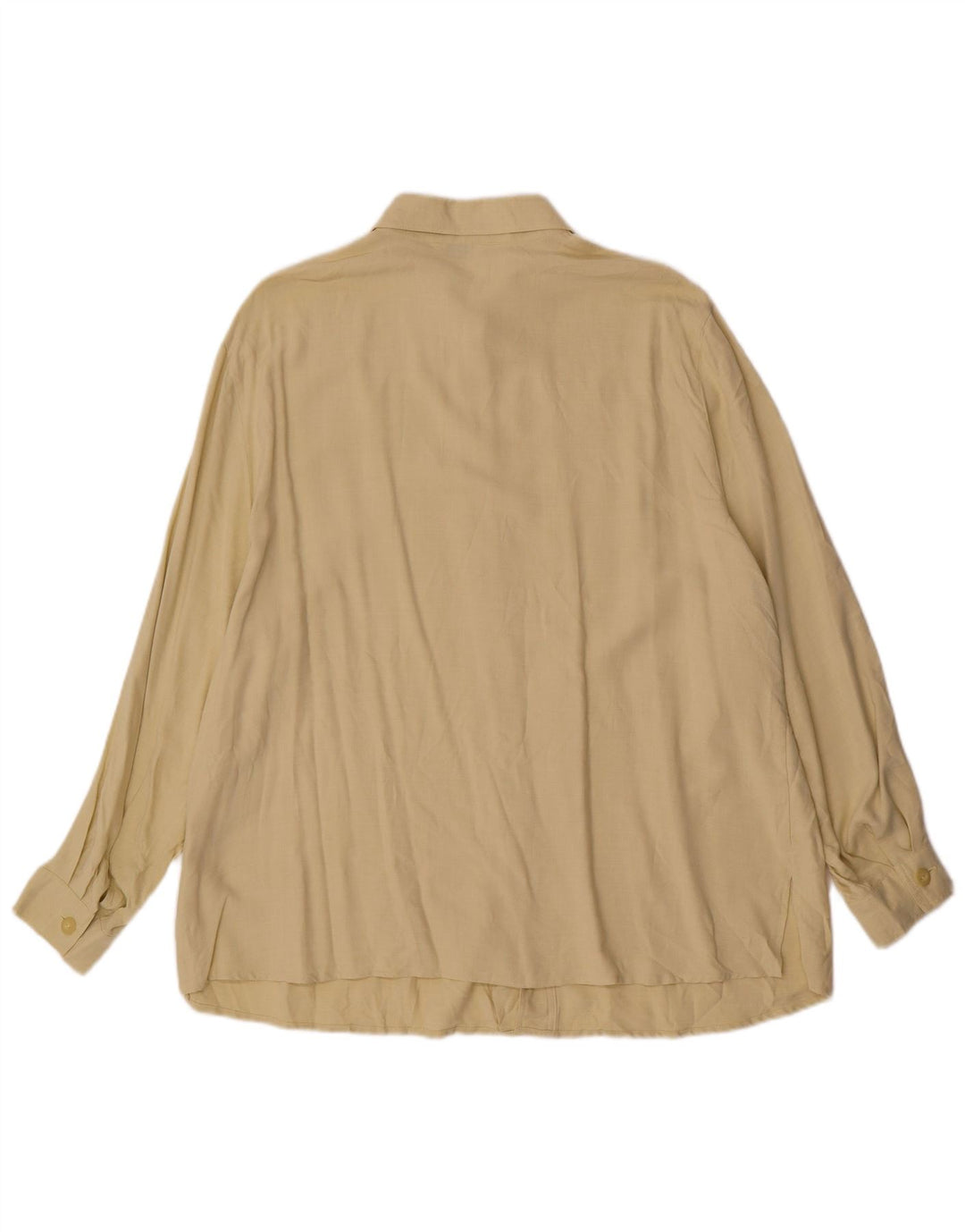 Hammerle Dame Oversized skjortebluse EU 50 3XL Beige Viscose