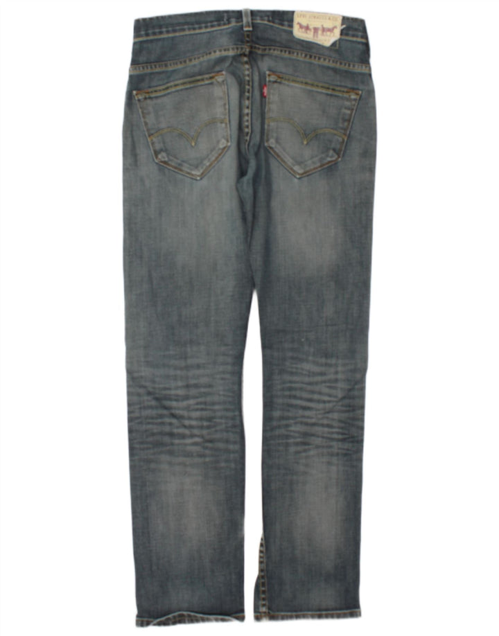 Levi's Herre 504 Straight Jeans W30 L31 Marineblå