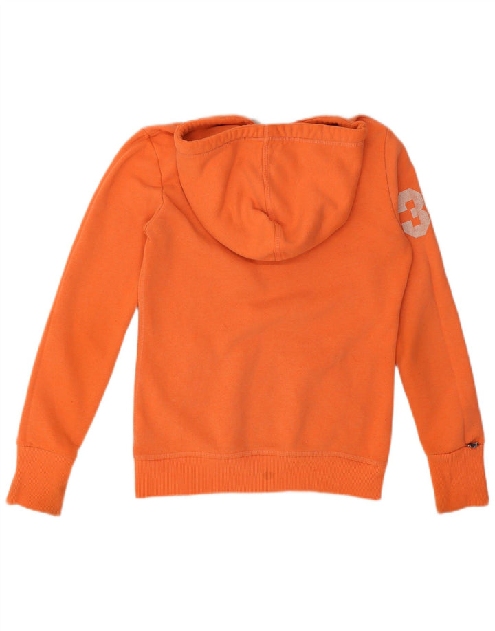 Superdry grafisk hættetrøje til kvinder UK 10 Lille orange polyester