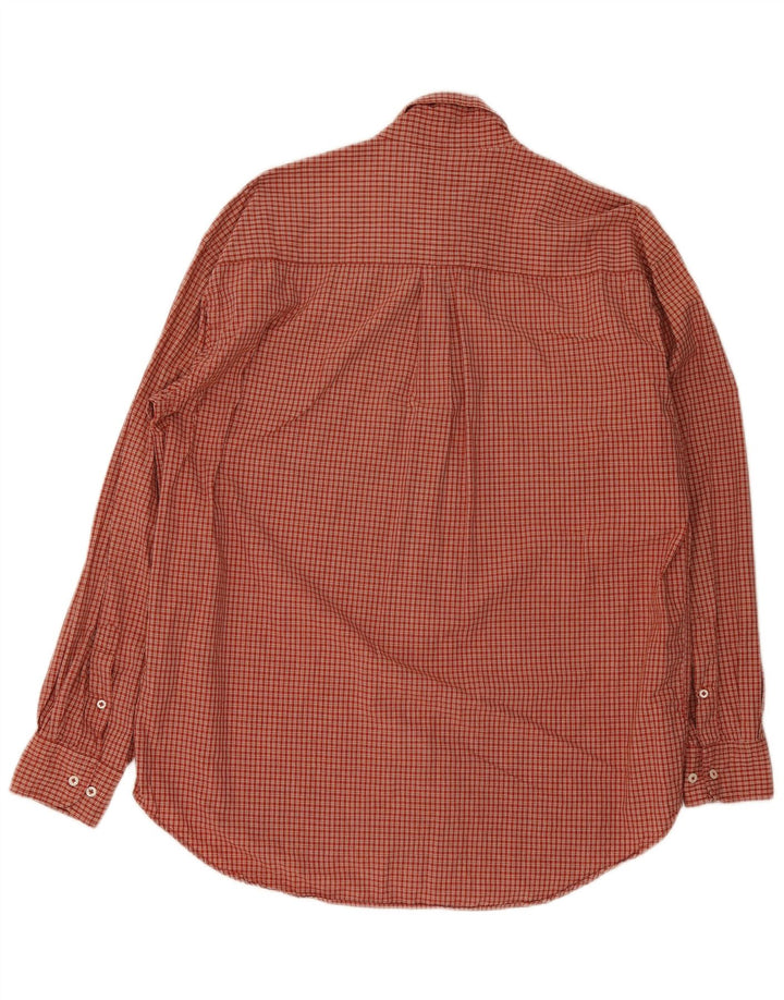 Kappa herreskjorte stor rød Gingham bomuld