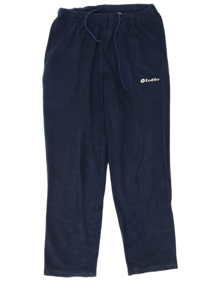 Lotto Herre Velour Fuld træningsdragt Medium Navy Blue Colourblock Polyester