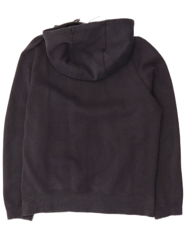 Nike Mens Zip Hoodie Sweater Medium Black Cotton