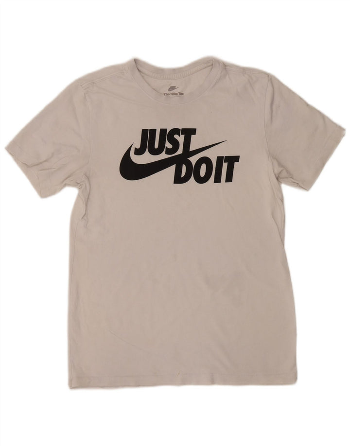 Nike grafisk T-shirt top til mænd, lille hvid