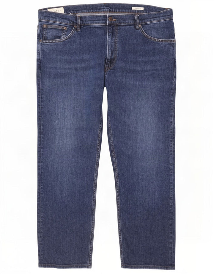 Gant Herre Regular Fit Straight Jeans W42 L29 Blå